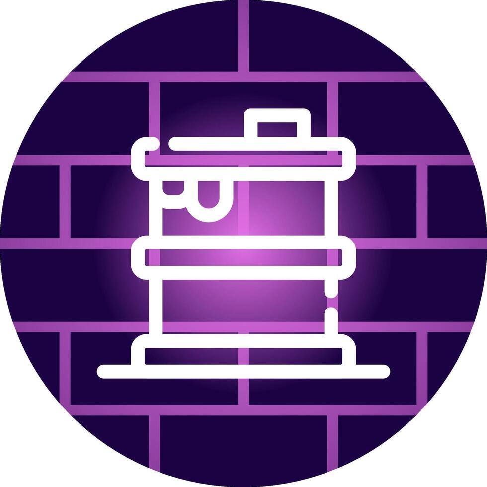 Line Neon Wall Design vector
