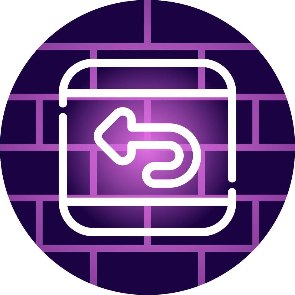 Undo Creative Icon Design vector