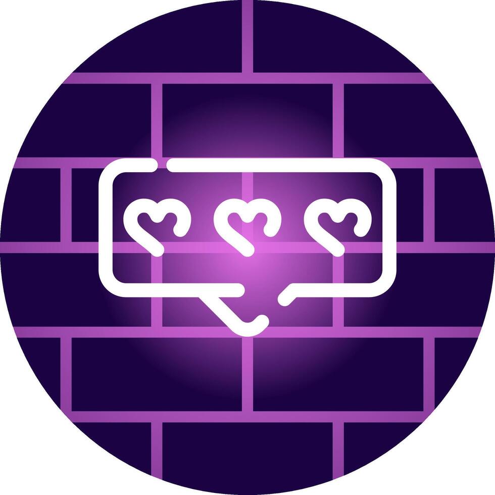 Comment Heart Creative Icon Design vector