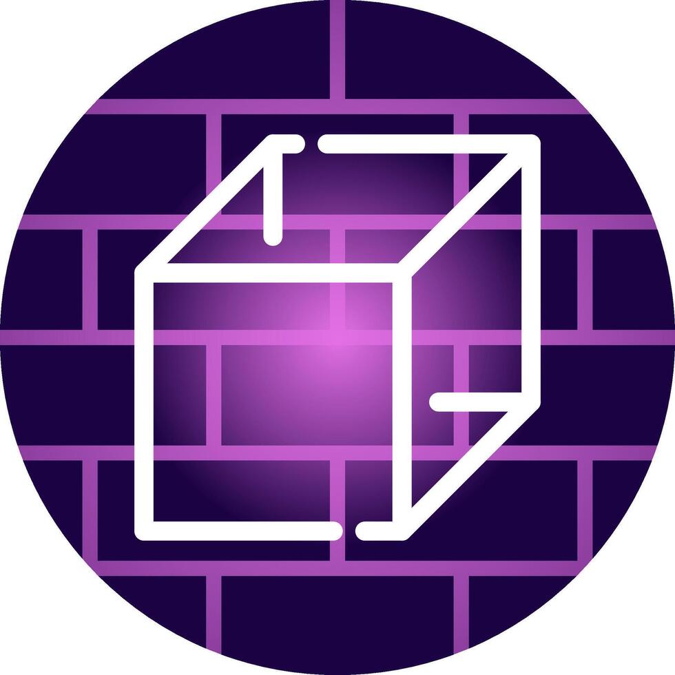 Line Neon Wall Design vector