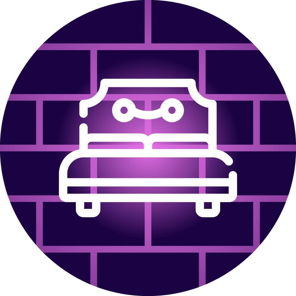 Line Neon Wall Design vector