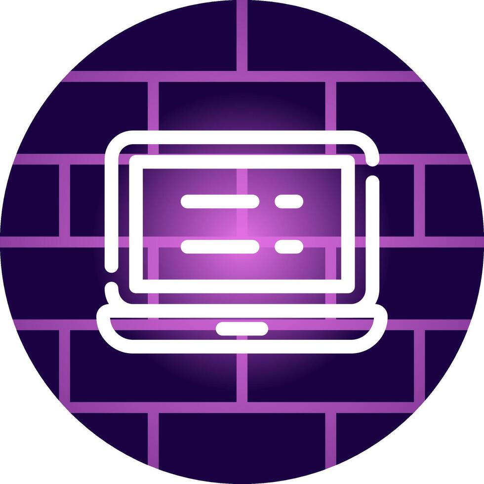 Line Neon Wall Design vector