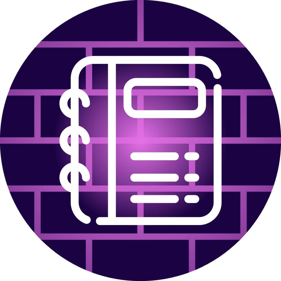 Line Neon Wall Design vector