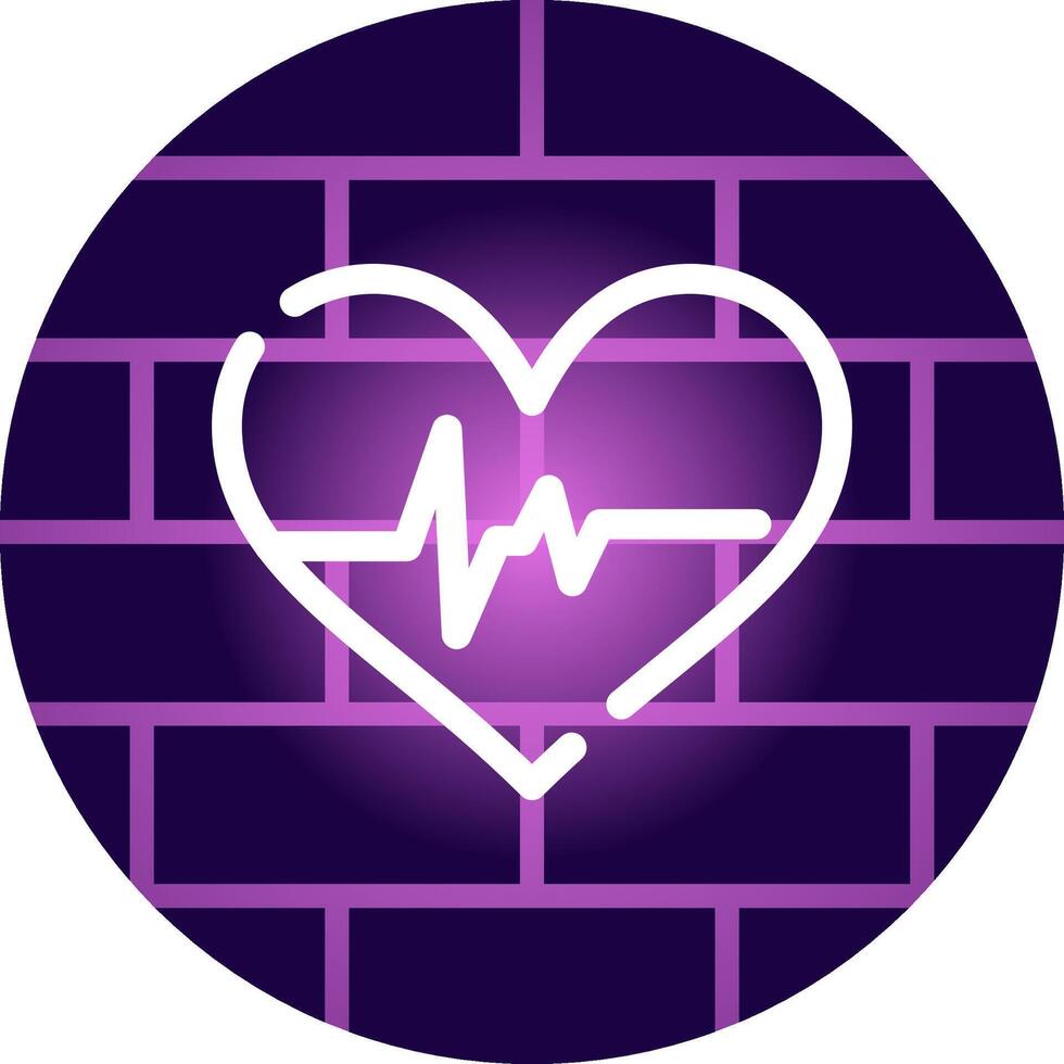 Line Neon Wall Design vector