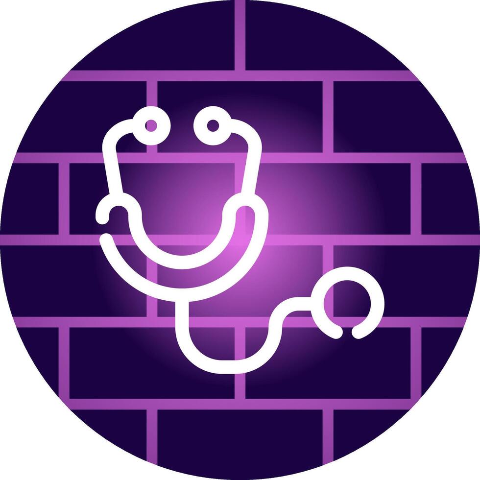 Line Neon Wall Design vector