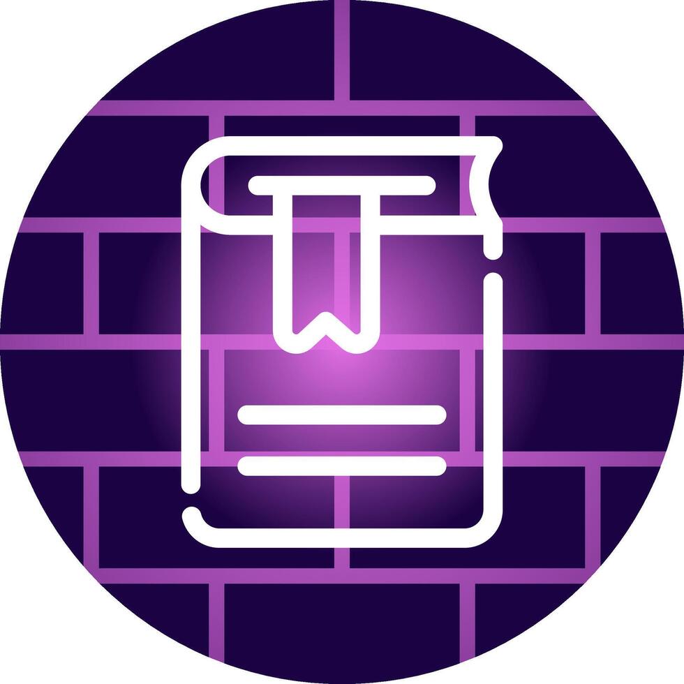 Line Neon Wall Design vector