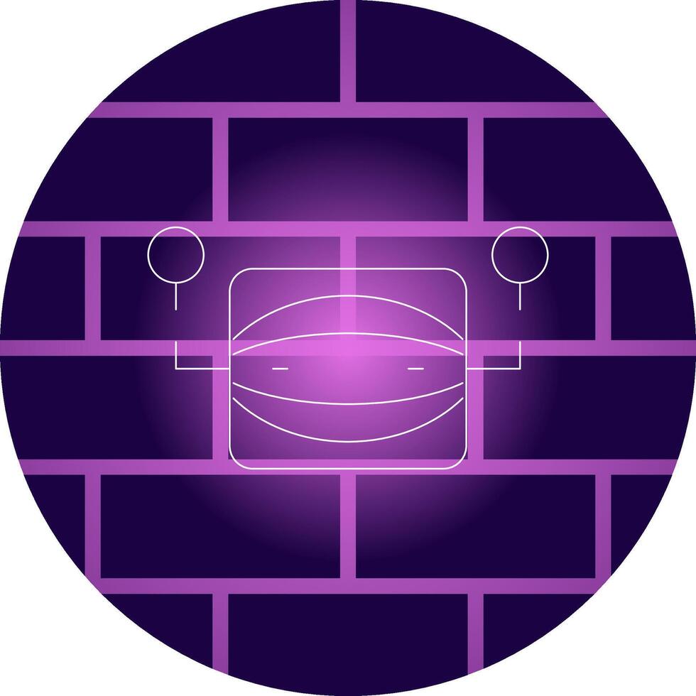 Virtual Assistant Creative Icon Design vector