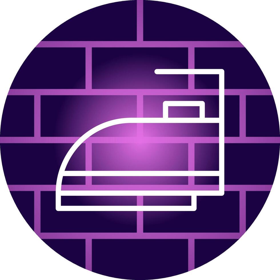 Iron Creative Icon Design vector