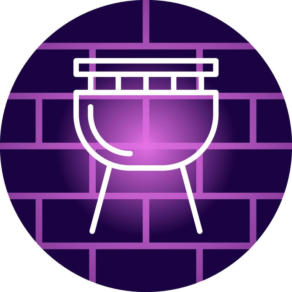 diseño de icono creativo de barbacoa vector