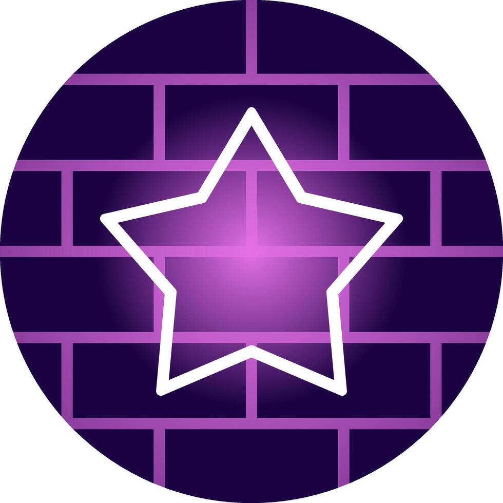 Star Creative Icon Design vector