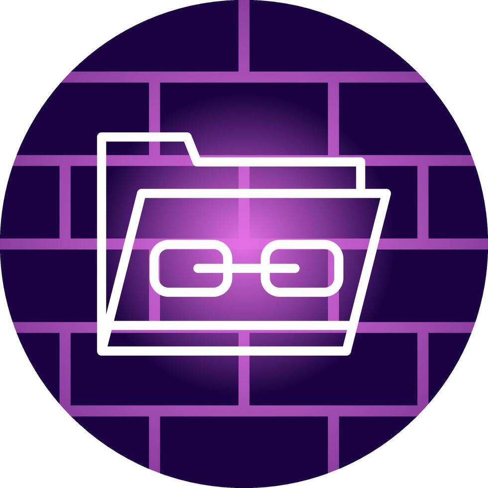 Link Folder Creative Icon Design vector