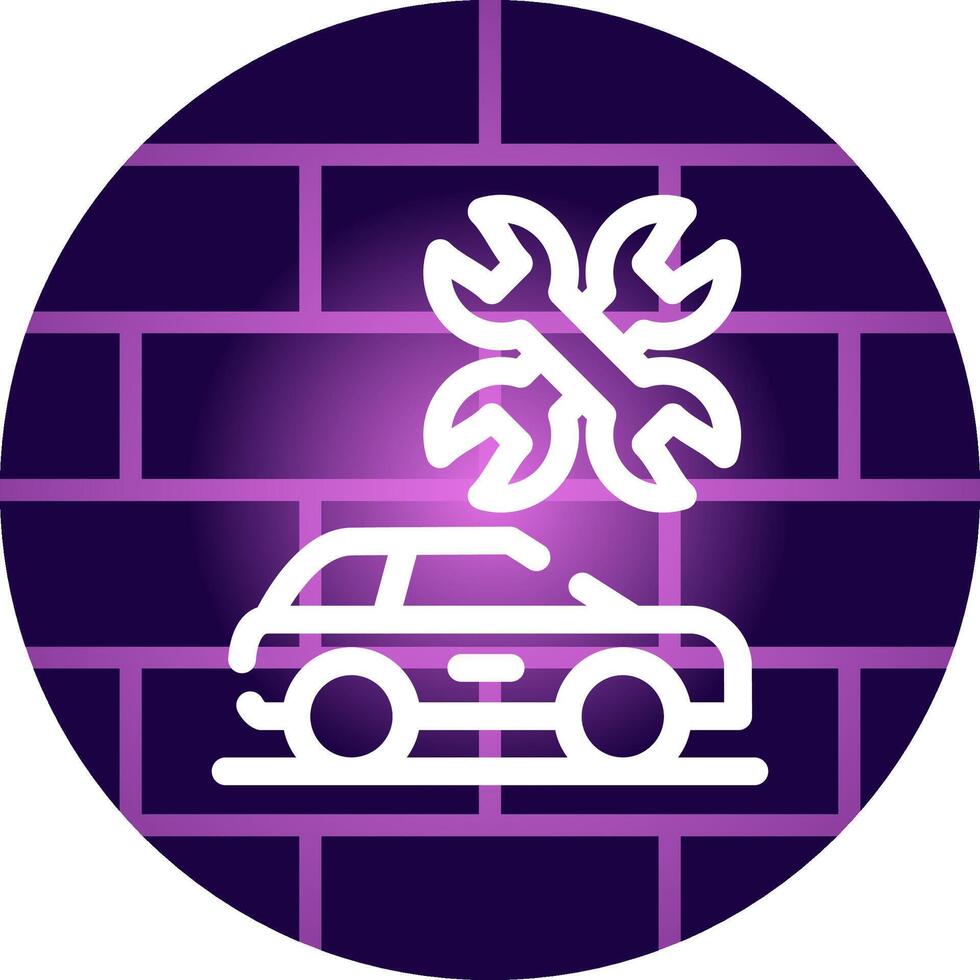 Line Neon Wall Design vector
