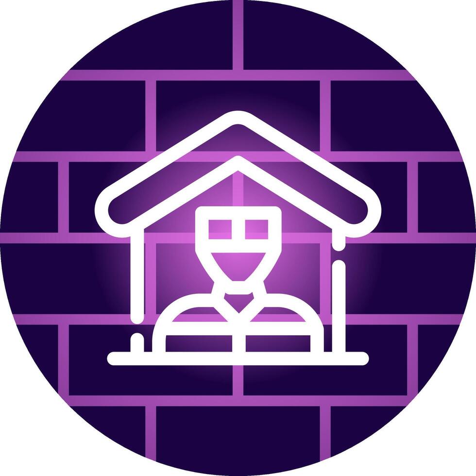 Mortgage Fraud Creative Icon Design vector