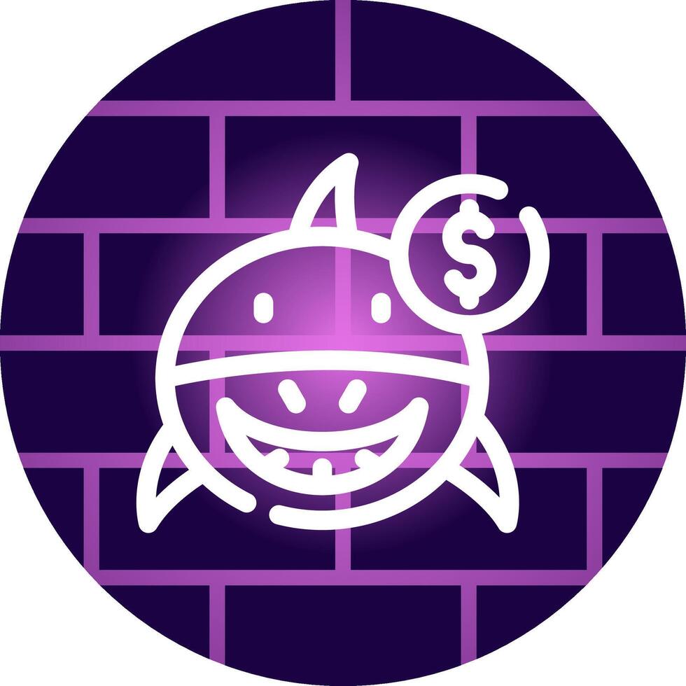 Loan Shark Creative Icon Design vector