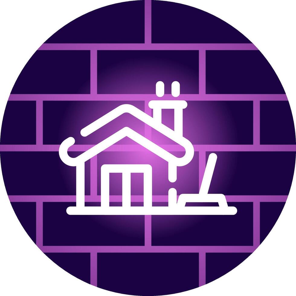 Home Cleaning Creative Icon Design vector
