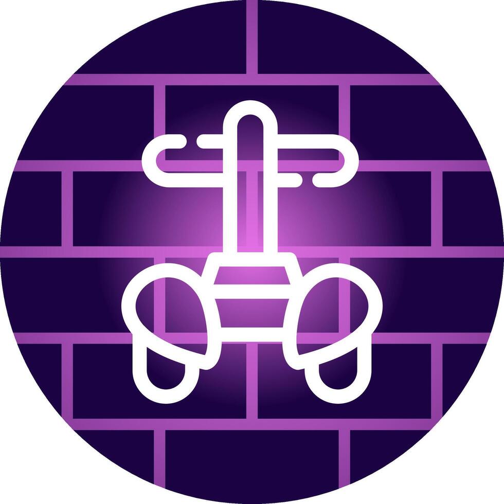 Police Segway Creative Icon Design vector