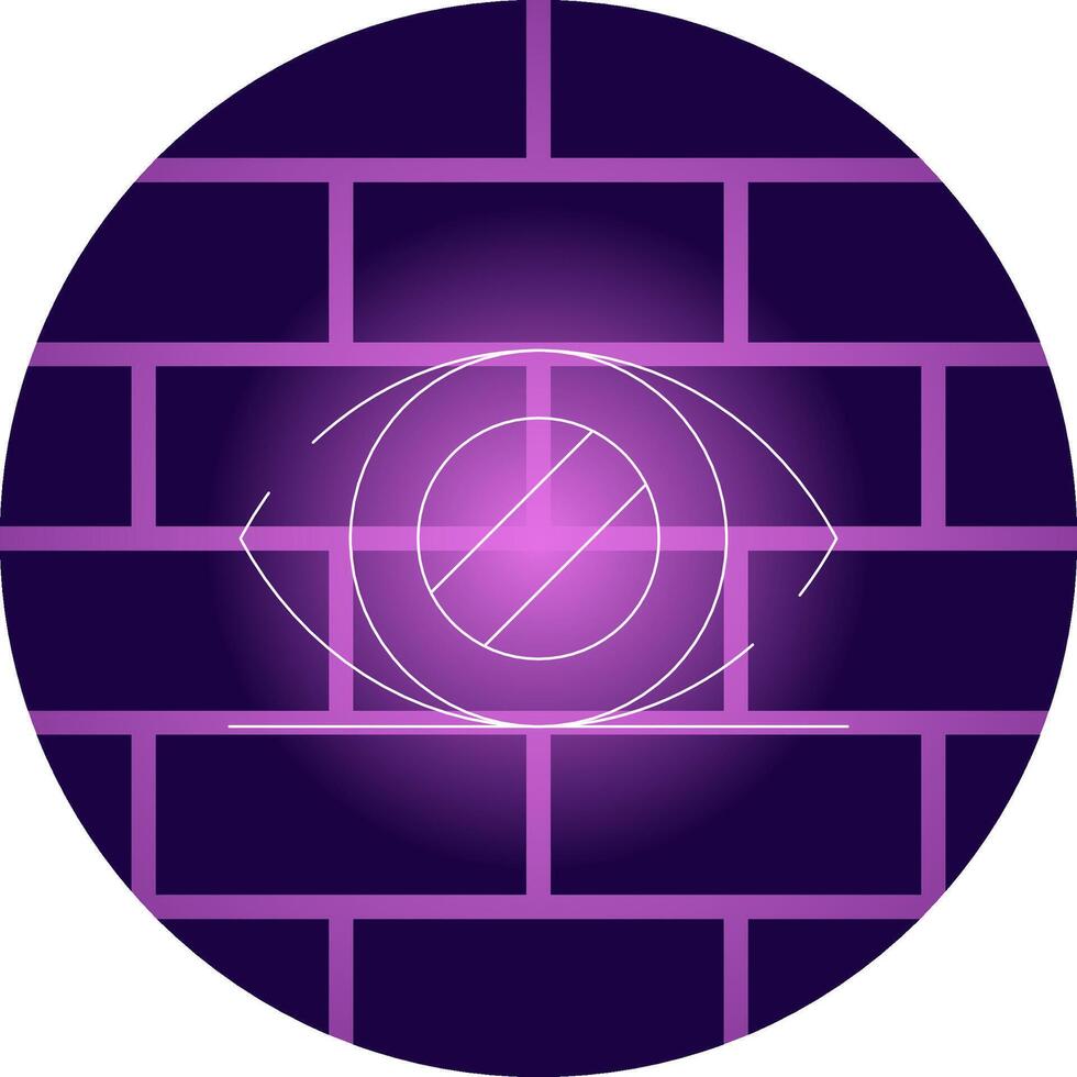 Glaucoma Creative Icon Design vector