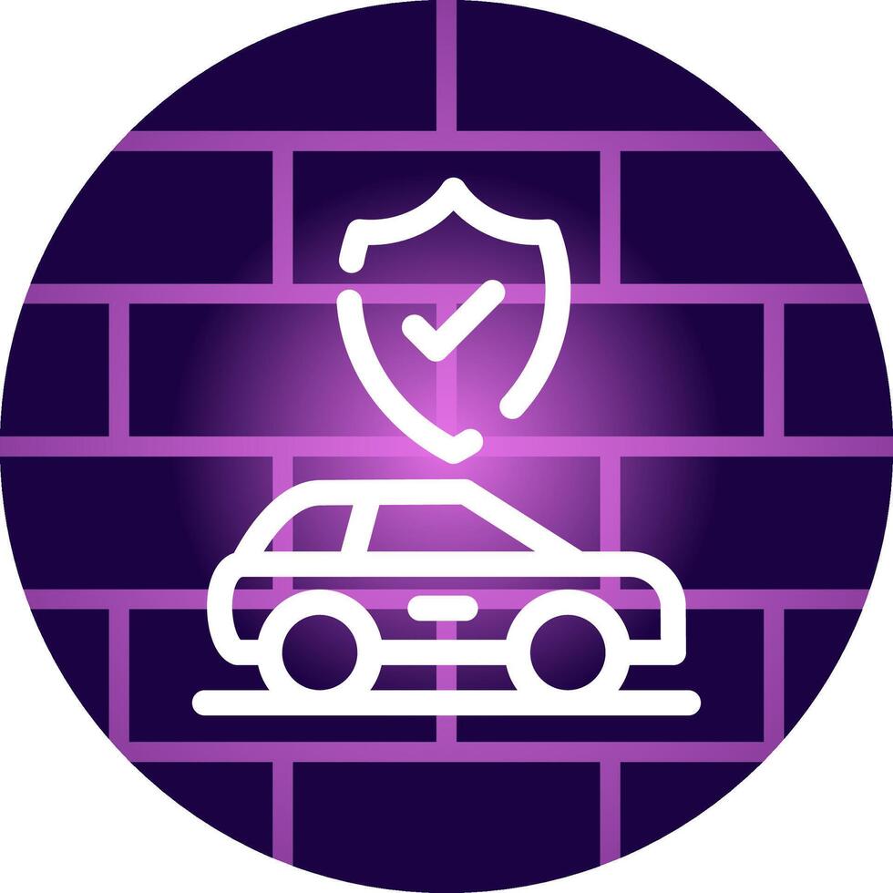 Car Insurance Creative Icon Design vector