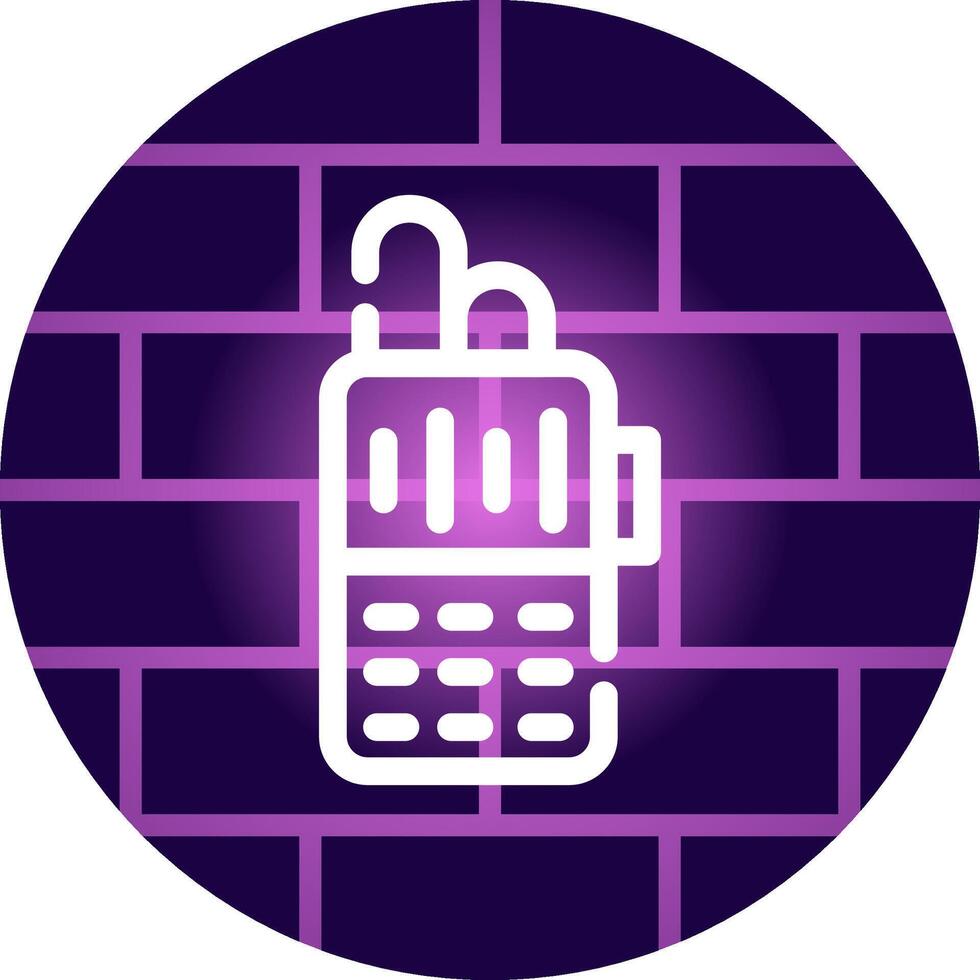 Walkie Talkie Creative Icon Design vector