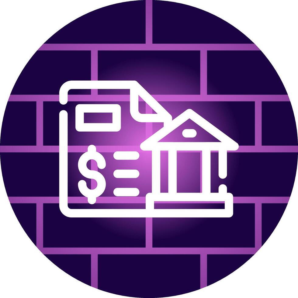 Bank Statement Creative Icon Design vector