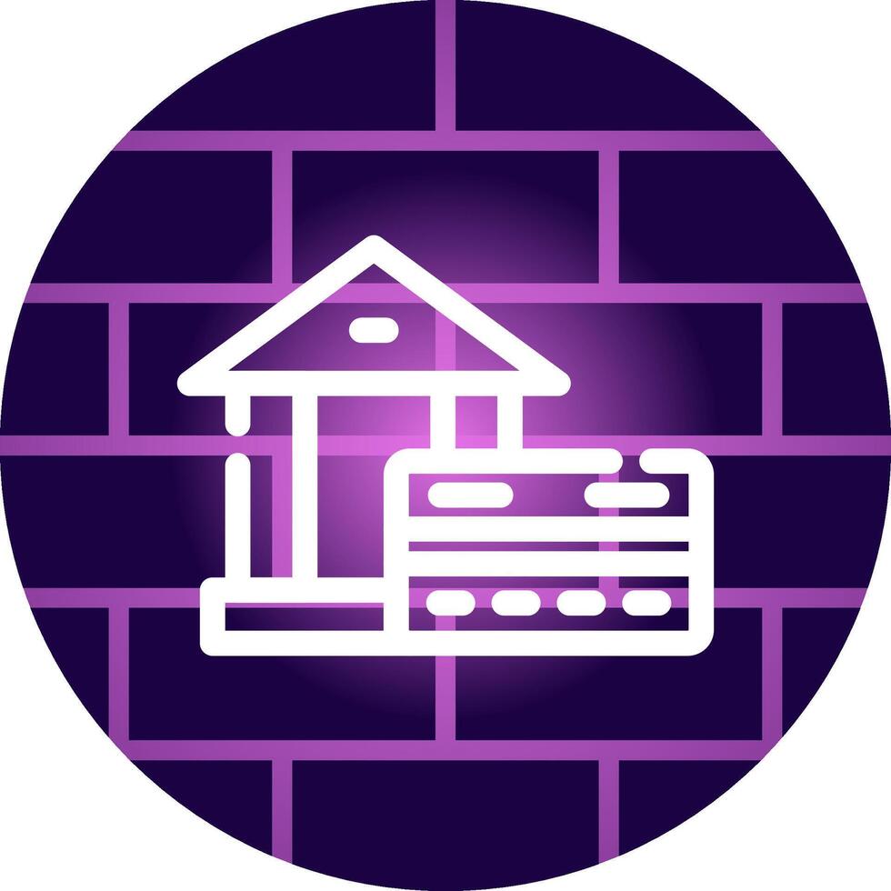 Banking Merchant Creative Icon Design vector