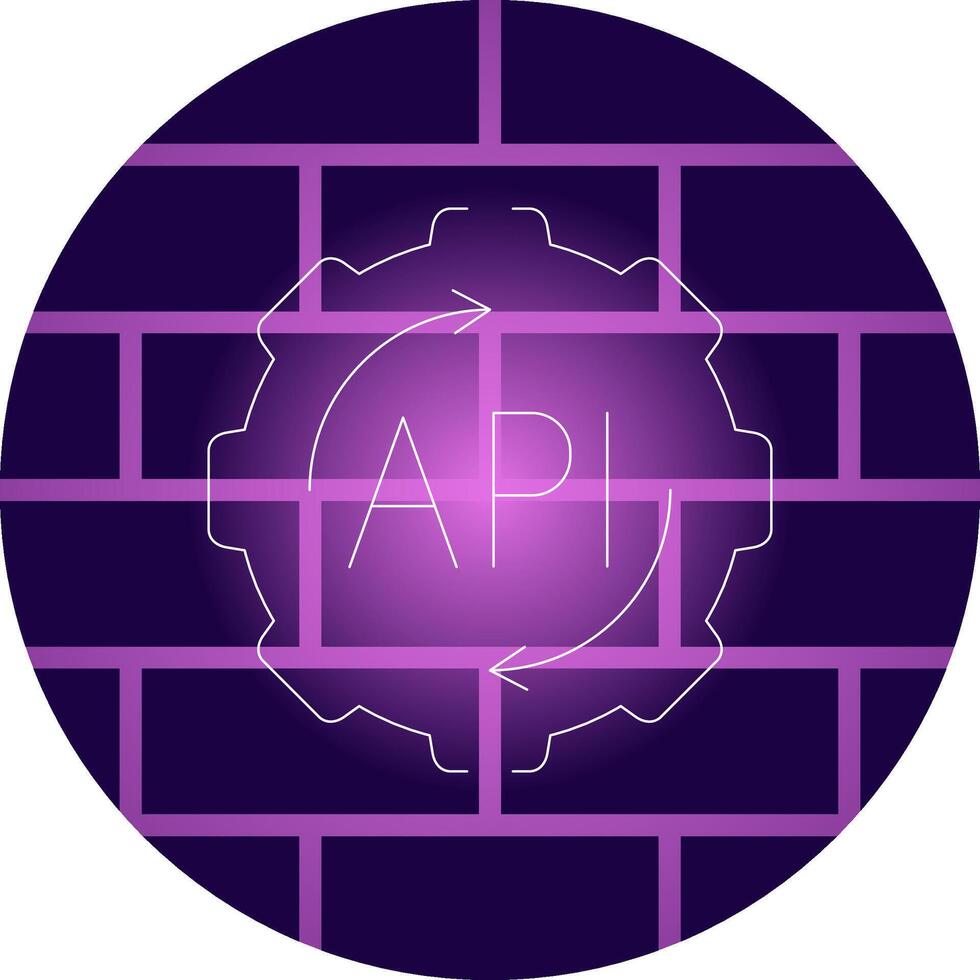 API Creative Icon Design vector