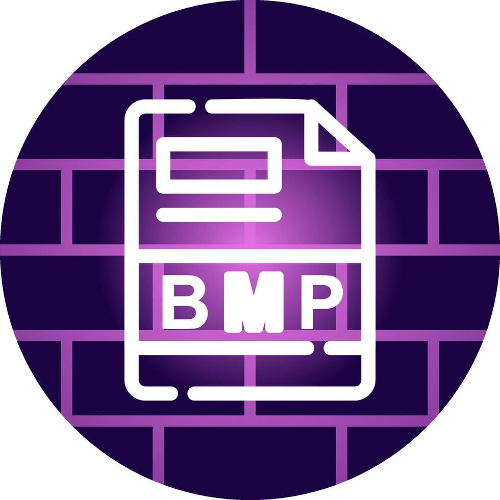 bmp creativo icono diseño vector