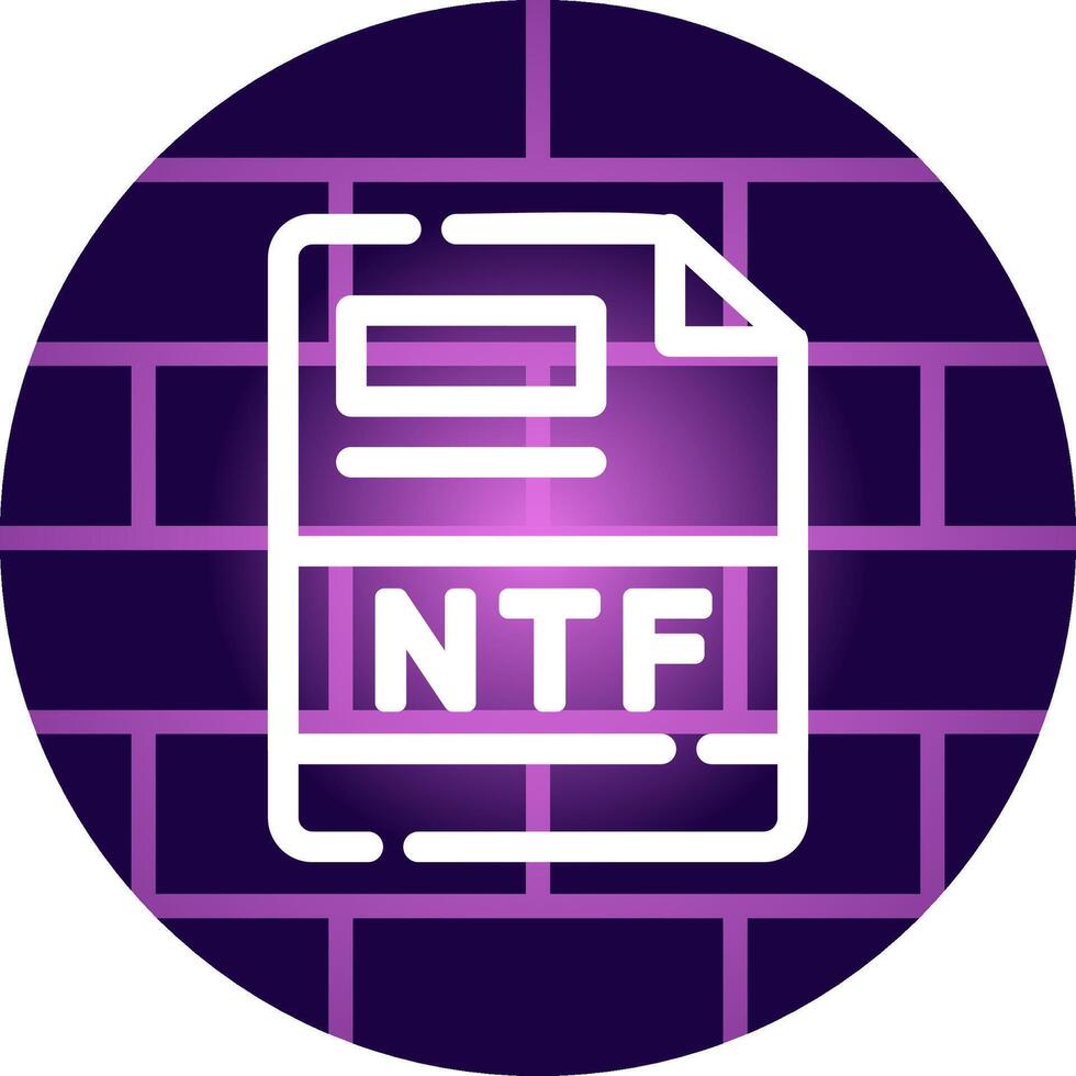 NTF Creative Icon Design vector