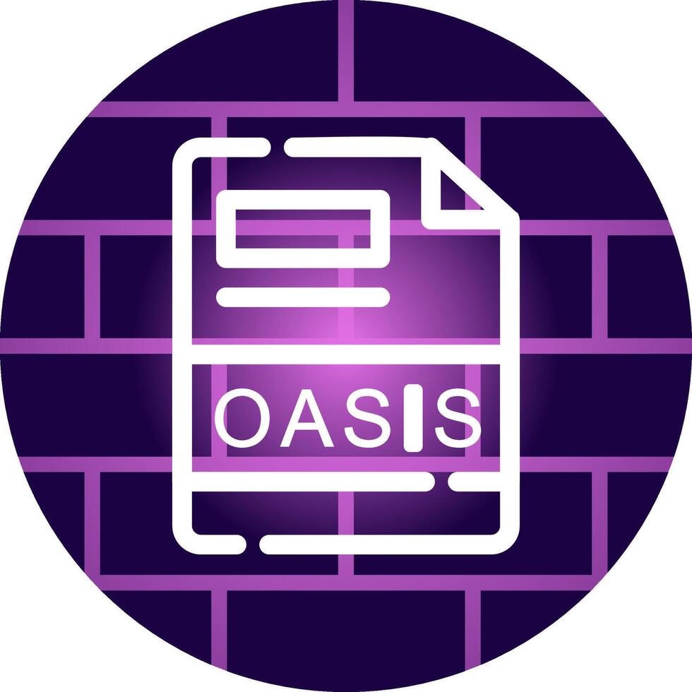 OASIS Creative Icon Design vector