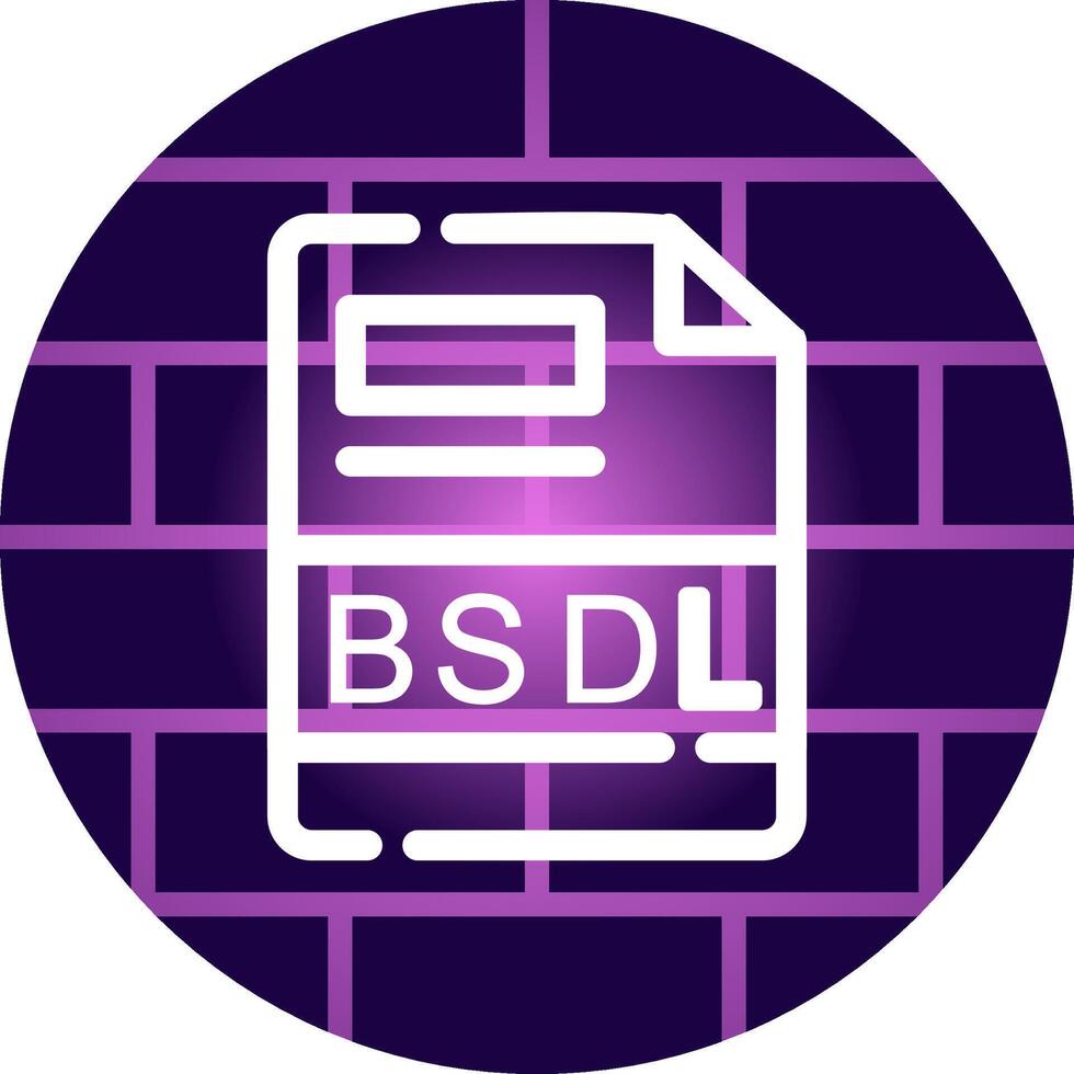 BSDL Creative Icon Design vector