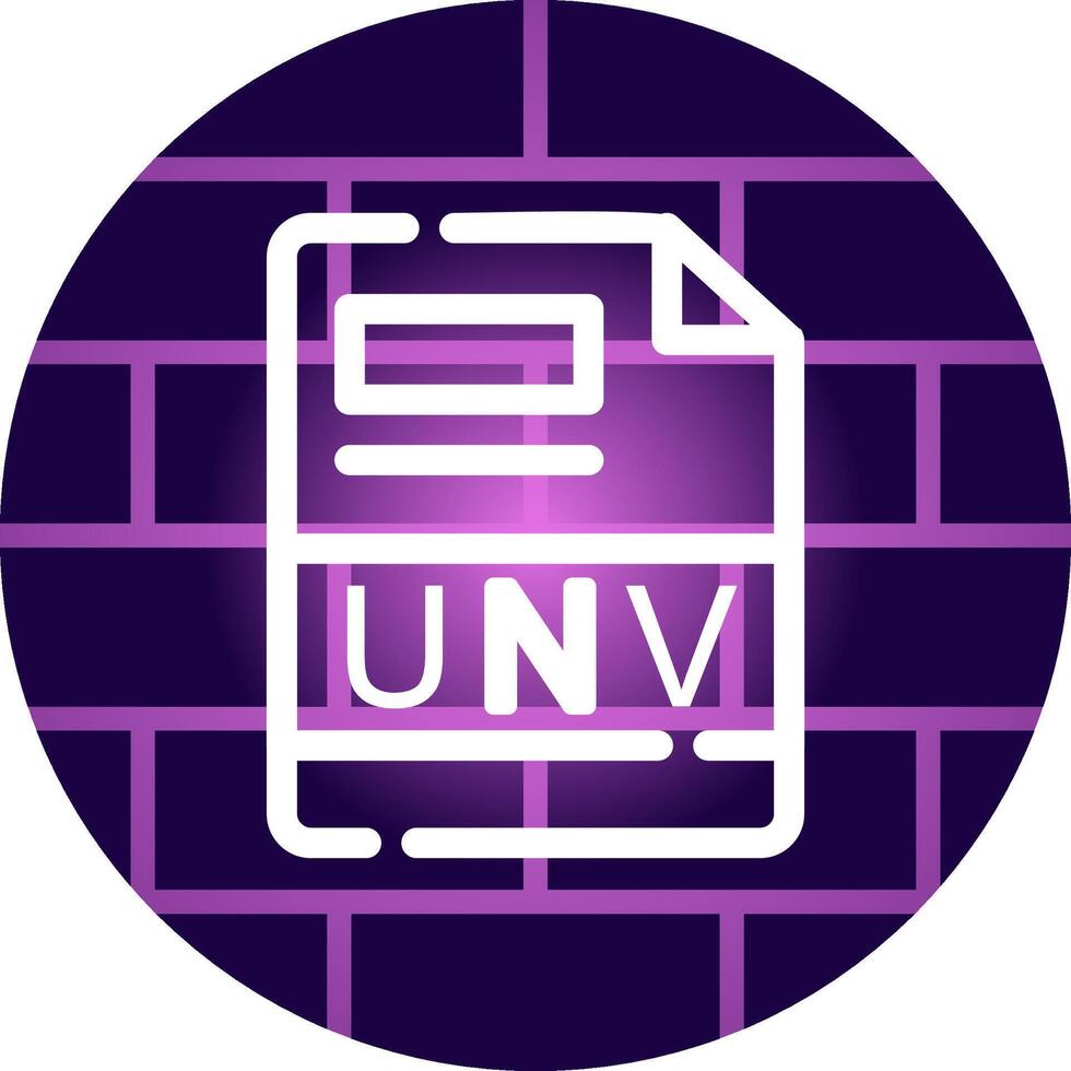 UNV Creative Icon Design vector