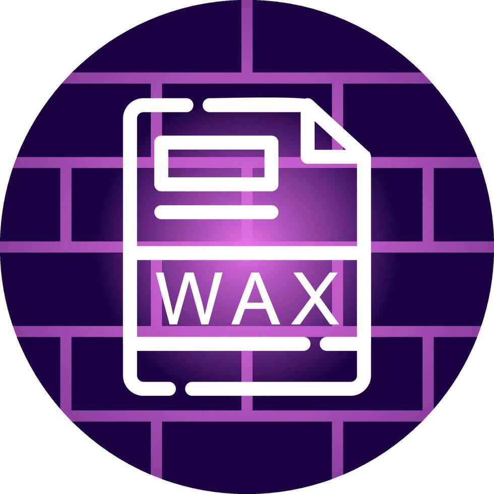 WAX Creative Icon Design vector