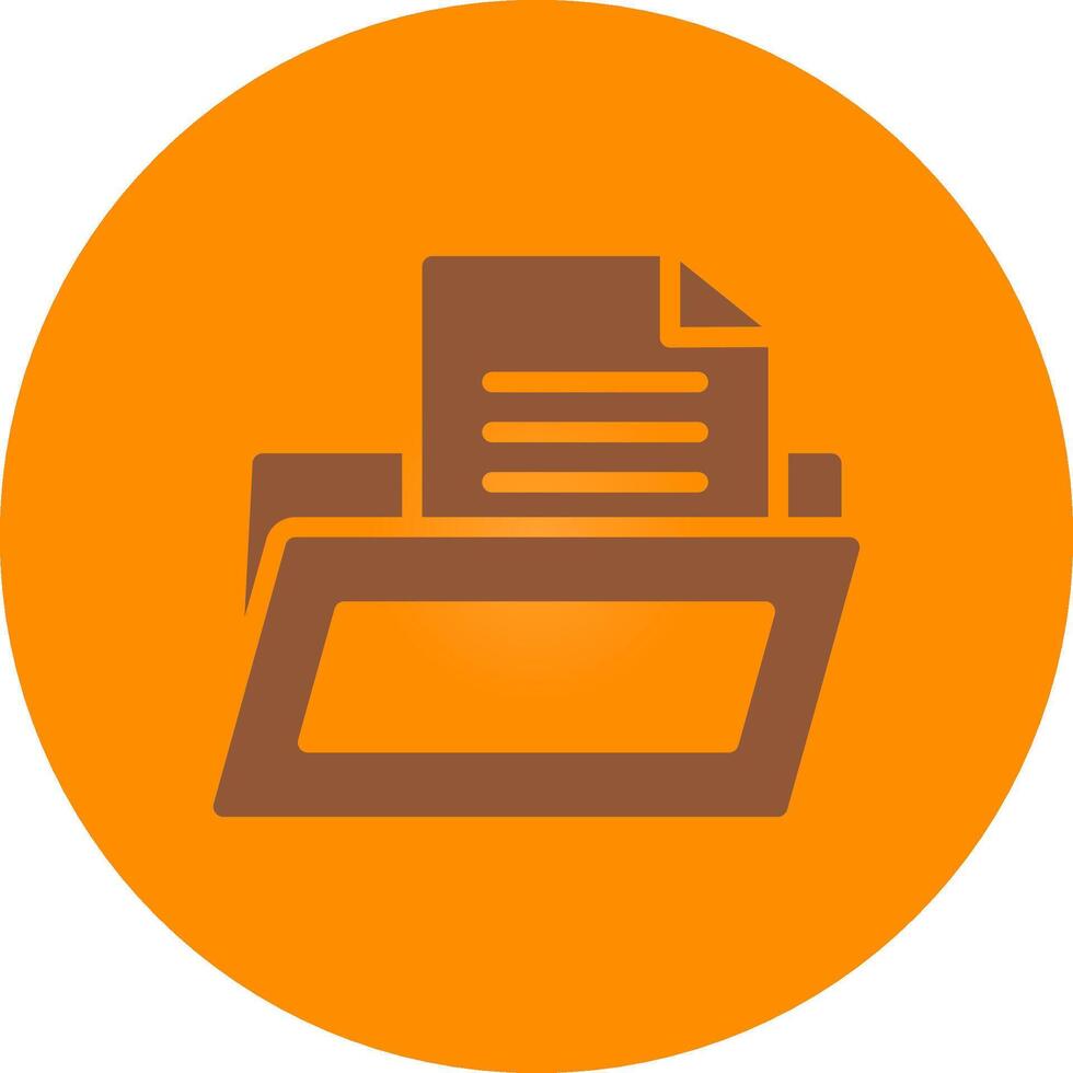 Folder Creative Icon Design vector