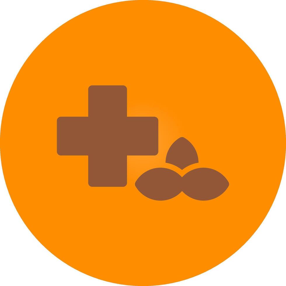 Herbal Treatment Creative Icon Design vector