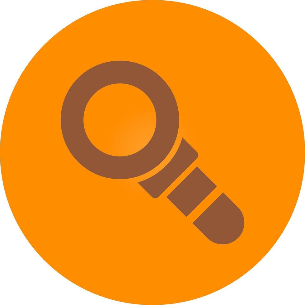 Magnifying Glass Creative Icon Design vector
