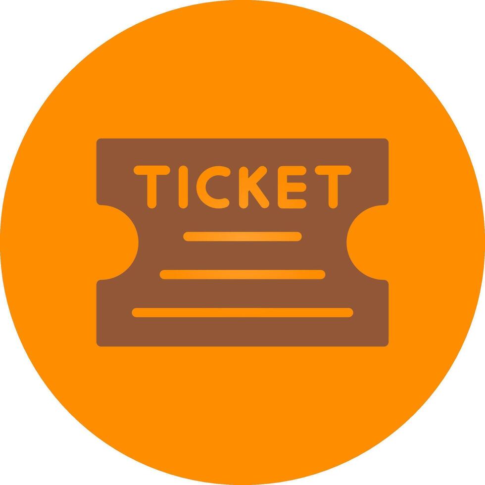 Ticket Creative Icon Design vector