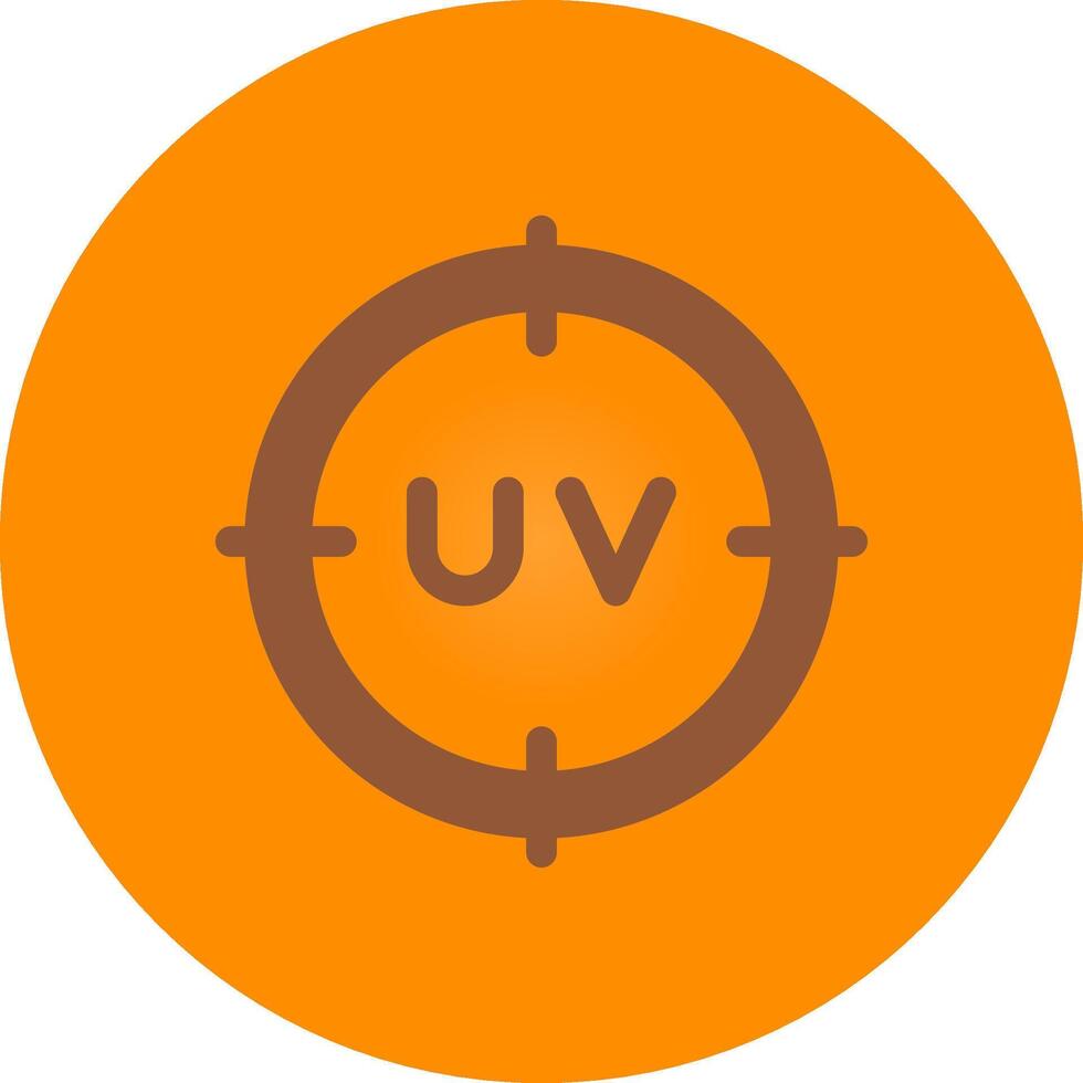 Uv Creative Icon Design vector