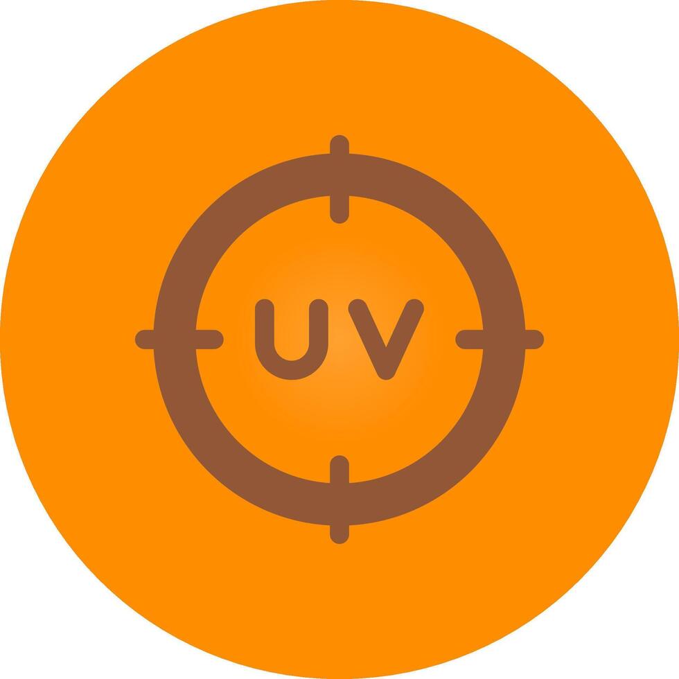 diseño de icono creativo uv vector