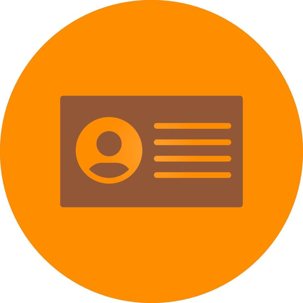 Line bronw Glpyh Design vector
