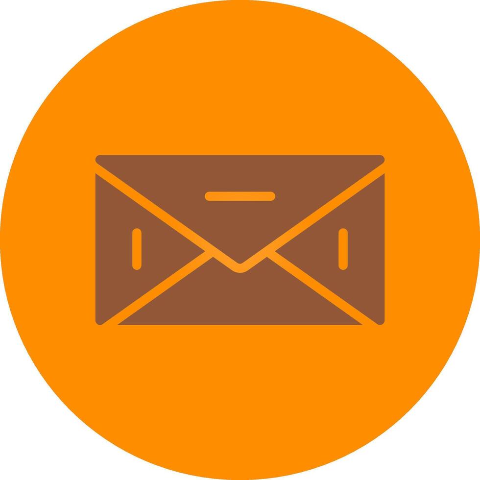 Line bronw Glpyh Design vector