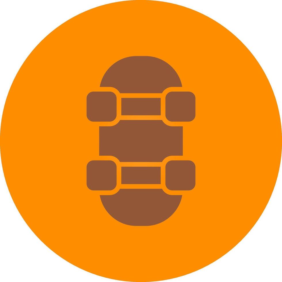 Skateboard Creative Icon Design vector