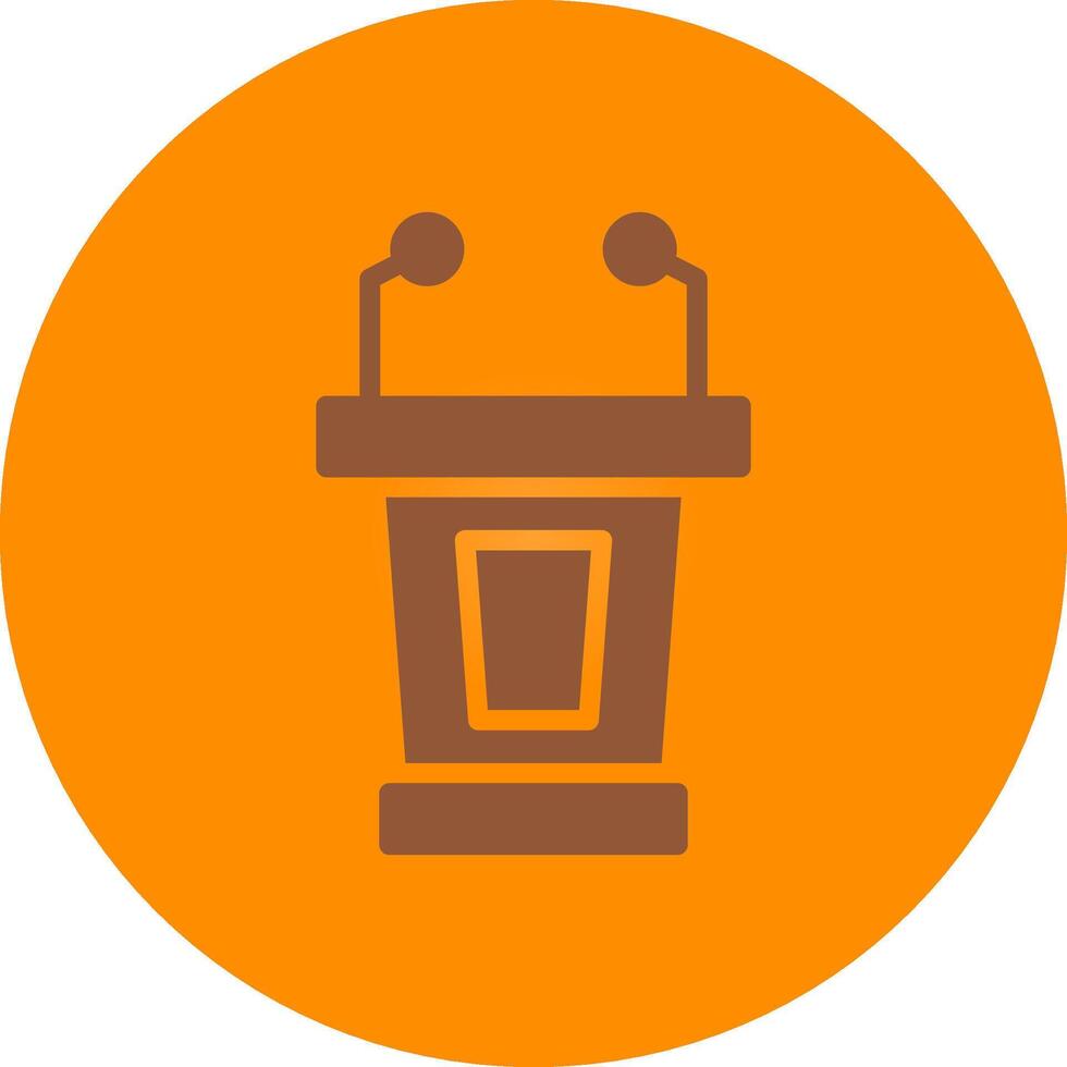 Lectern Creative Icon Design vector