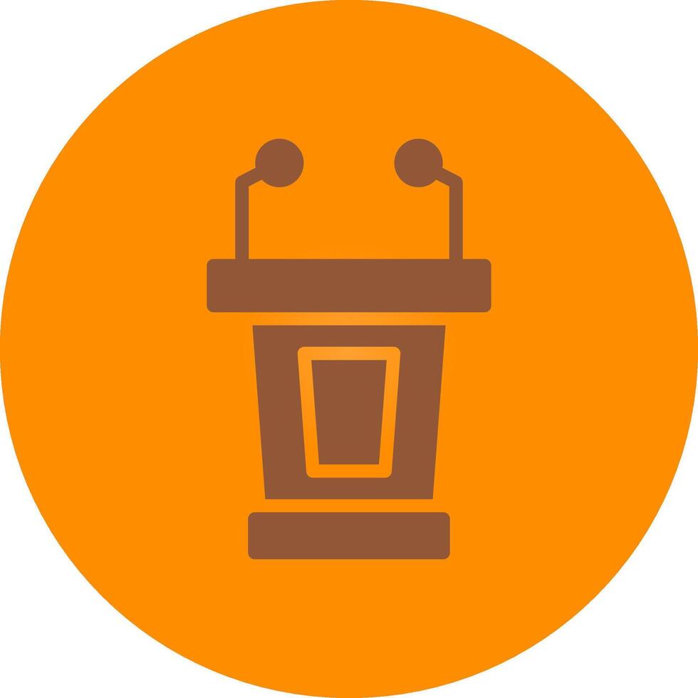 Lectern Creative Icon Design vector