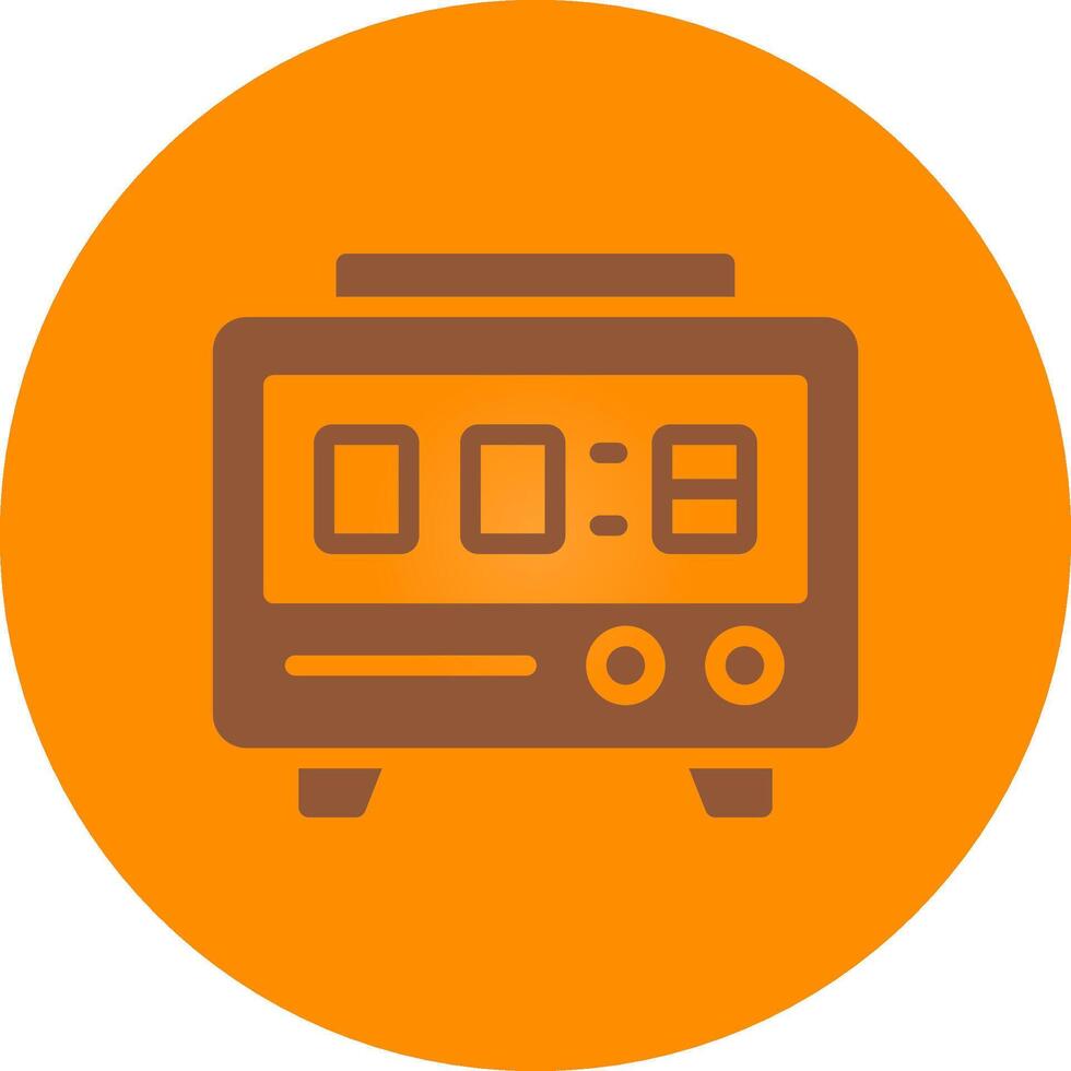 Digital Stopwatch Creative Icon Design vector