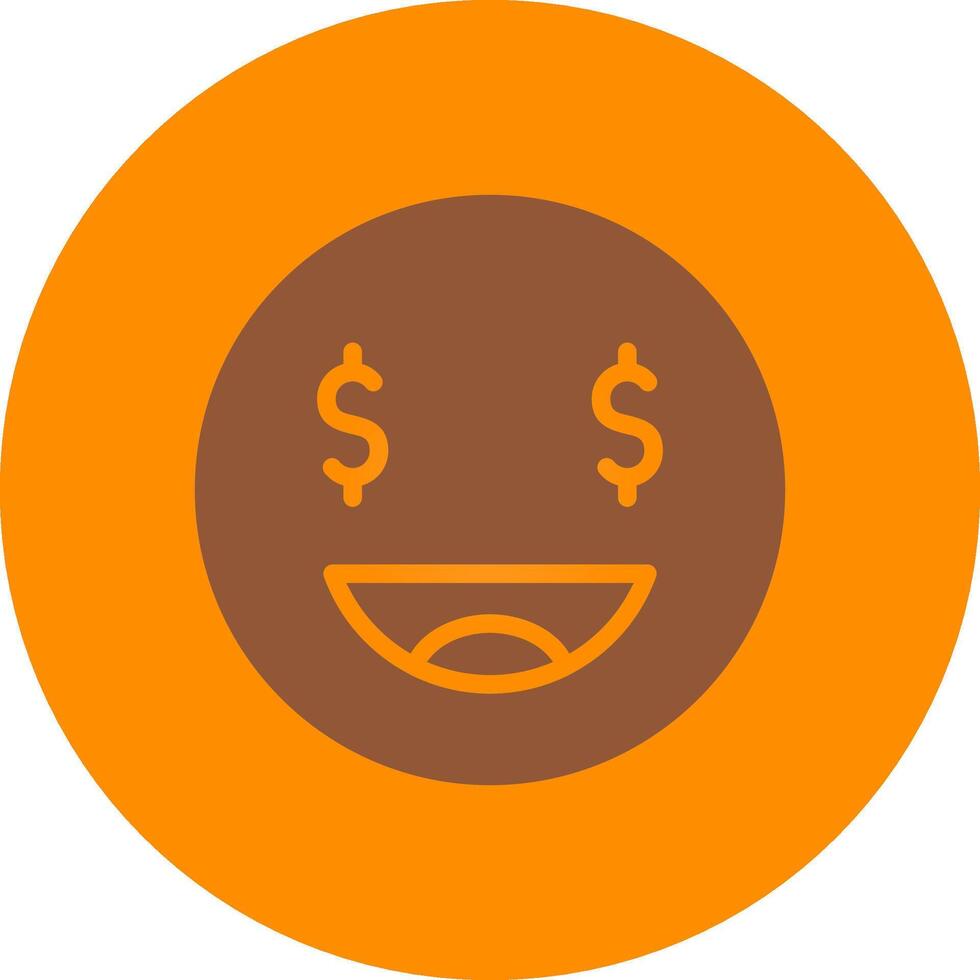 Greedy Creative Icon Design vector