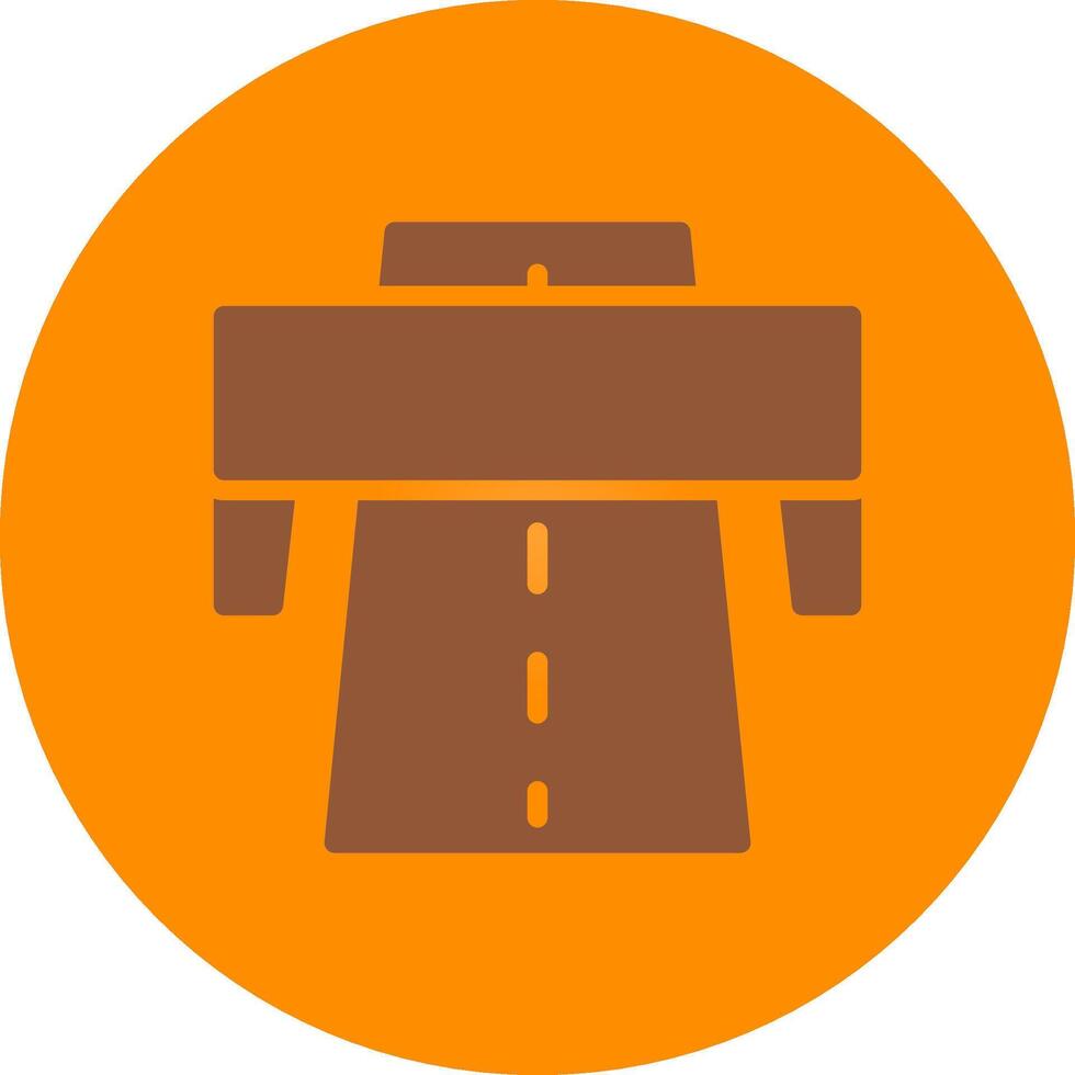Motorway Creative Icon Design vector