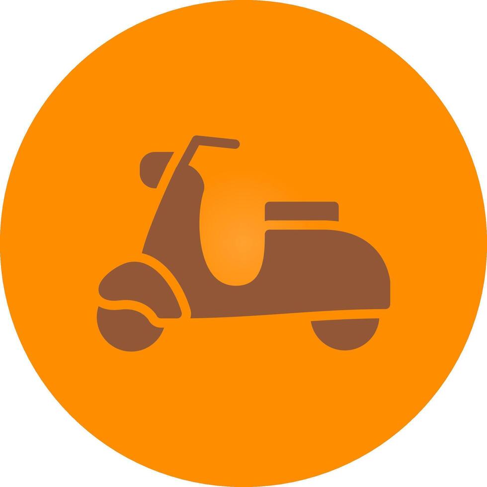 Scooter Creative Icon Design vector