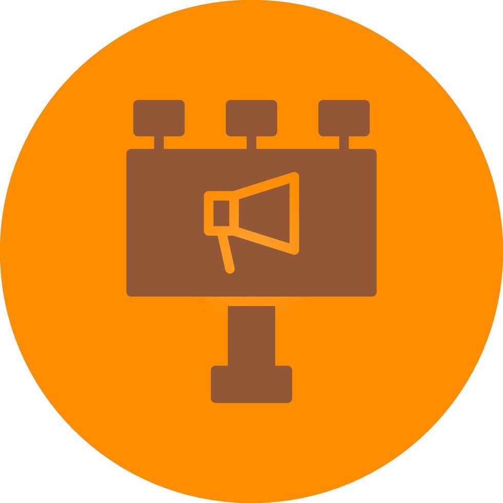Billboard Creative Icon Design vector