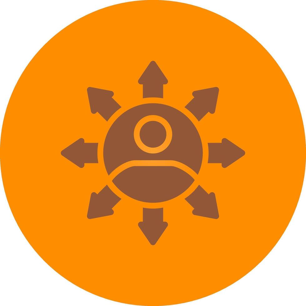 Influence Creative Icon Design vector