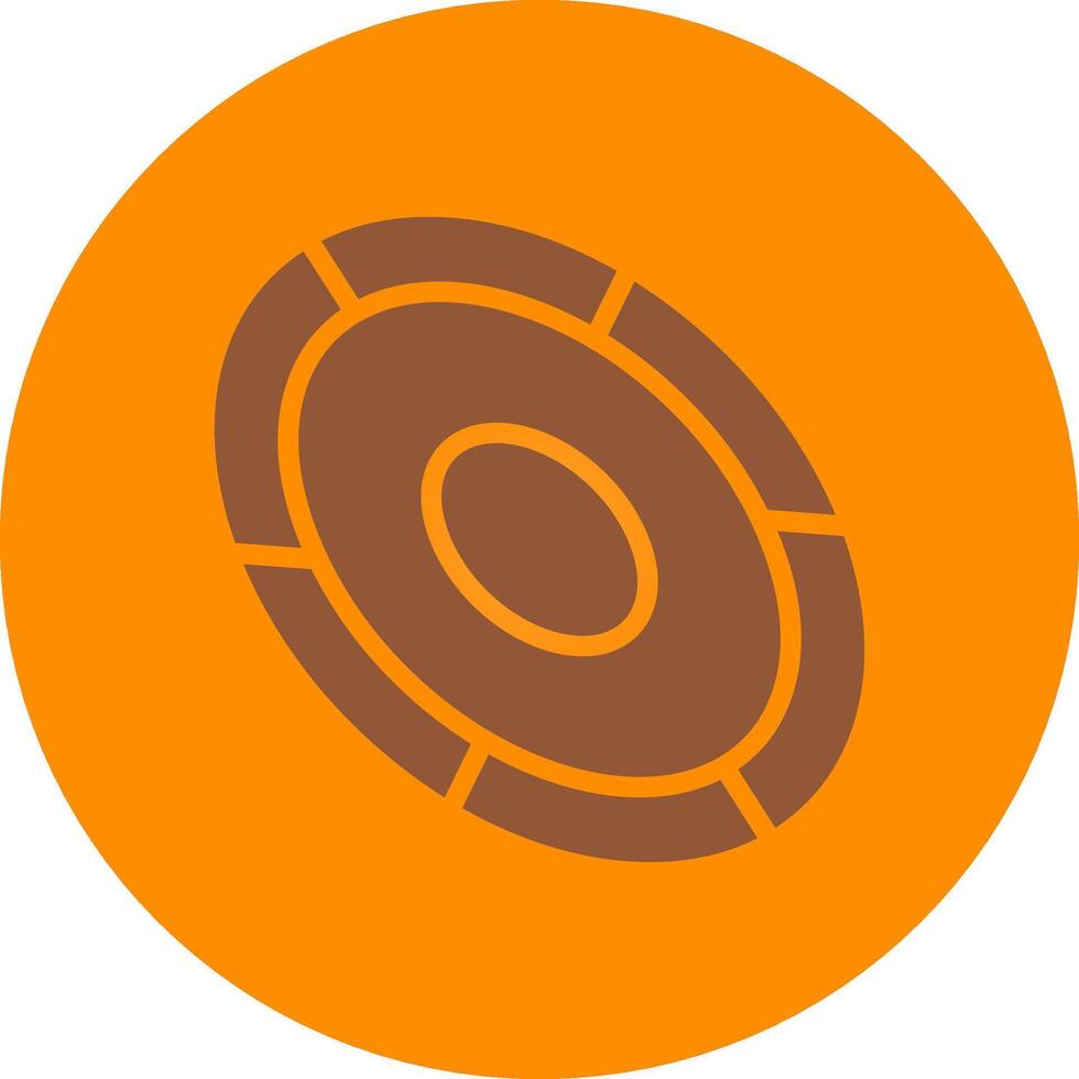 Frisbee Creative Icon Design vector